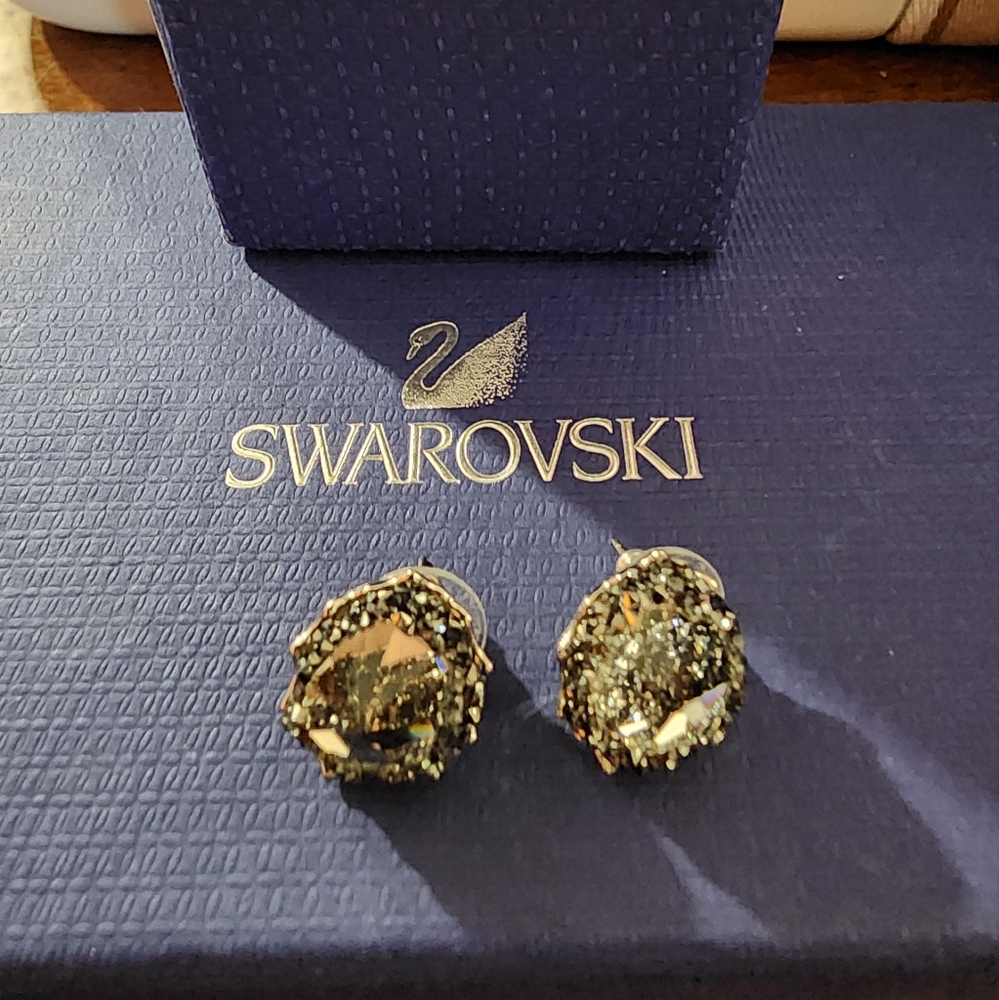 Swarovski Silver Crystal Earrings